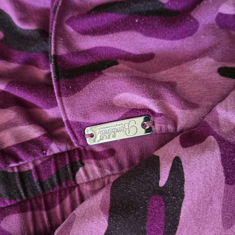 Bombshell Sportswear Pink and Black Camo Jogger Set - Picture 2 of 9